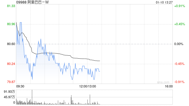 阿里巴巴-W1月8日斥资3998.5万美元回购383.52万股