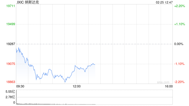 午盘：美股走低科技股领跌 特斯拉一度跌逾9%